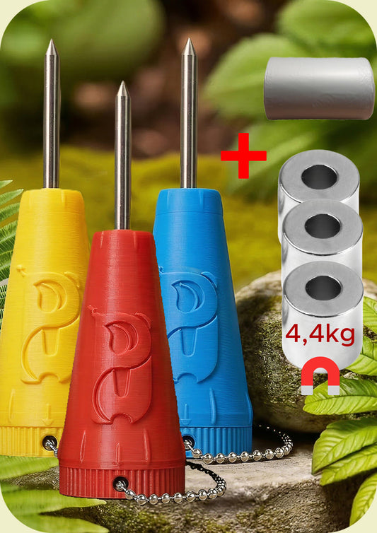 🐰 Die Dreifarbigkeit: Das ultimative mit Magnet 4,4kg & Mülltüte Oster-Set in den Farben des Frühlings🗿