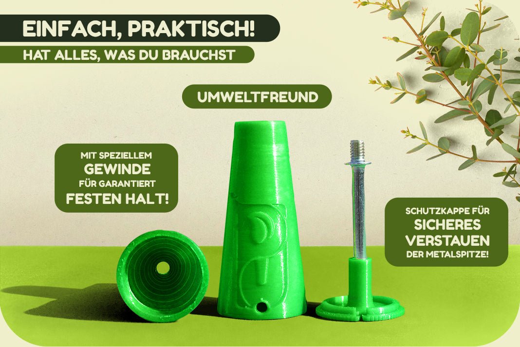 V.27 🌳 Dunkelgrüner Umweltfreund  🌲